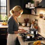 VONIKI Hybrid Tri-ply Stainless Steel Cookware Set, Pots And Pans Set Non Stick with Steamer Basket, Non Toxic Induction Cookware, Kitchen Cookware Sets PFOA & PTFE Free, Dishwasher and Oven Safe - Image 10