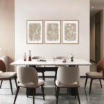 CHDITB Botanical Farmhouse Wall Art Set, Framed Boho Plant Wall Decor, Neutral Minimalist Floral Wall Painting, Rustic Wildflower Canvas Art Prints for Living Room, Bedroom, Bathroom - Large 16"x24"x3 - Image 5