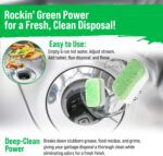 Rockin' Green Deep Cleaning and Deodorizing Tablets for Dishwashers, Washing Machines, and Garbage Disposals, Removes Odor and Residue (Garbage Disposal Cleaning Tablets, 24 Pack) - Image 3