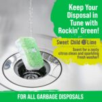 Rockin' Green Deep Cleaning and Deodorizing Tablets for Dishwashers, Washing Machines, and Garbage Disposals, Removes Odor and Residue (Garbage Disposal Cleaning Tablets, 24 Pack) - Image 8