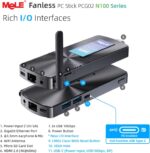 MeLE PCG02 Fanless Mini PC Stick 12th Celeron N100 with Windows11 Home 4GB 128GB, Micro Desktop Computer, HDMI, Wi-Fi5 Gigabit Ethernet, BT5.1 on Business, Office, IoT, Industrial - Image 7