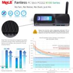 MeLE PCG02 Fanless Mini PC Stick 12th Celeron N100 with Windows11 Home 4GB 128GB, Micro Desktop Computer, HDMI, Wi-Fi5 Gigabit Ethernet, BT5.1 on Business, Office, IoT, Industrial - Image 8