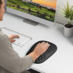 VAGAU Ergonomic Mouse Pad with Wrist Rest, Wrist Rest Pain Relief Mousepad Memory Foam Massage & Non-Slip PU Base for Carpal Tunnel Pain Relief - Gaming, Office, Home Use (Black) - Image 7