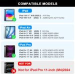 BABG TouchPad Keyboard Case for iPad 10th Generation&iPad 11th(A16,2025),iPad Air 11（M3,M2/iPad Pro 11 inch Keyboard&iPad Air 5th/Air 4th Keyboard, 360°Swivel,7 Use Modes,Rainbow Backlight- Green - Image 7