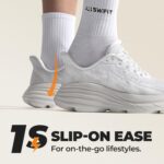Women's Slip On Walking Shoes Hands-Free Cushion Running Tennis SwiftPlush Non-Slip Comfortable Workout Gym Athletic Fashion Sneakers - Image 4
