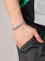 ChainsHouse Stainless Steel Cuban Link Bracelet, 8mm/12mm/17mm Width, 7.5"/8.3"/9", 18K Gold Plated Chain Wrist Bracelets for Men Women, Send Gift Box - Image 7