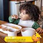 Baby Essentials by Muqee Peeko with BLW Supplies and Kids Feeding Sets - Food Grade Silicone (6 Piece Set) - Image 3