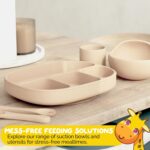 Baby Essentials by Muqee Peeko with BLW Supplies and Kids Feeding Sets - Food Grade Silicone (6 Piece Set) - Image 5