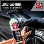Adam's Tire Shine 16oz - Easy to Use Spray Tire Dressing W/ SiO2 for Glossy Wet Tire Look w/No Sling | Works on Rubber, Vinyl & Plastic | USA Made - Image 4