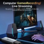 Newhope USB 3.0 Capture Card with 100W PD - HDMI to USB-C Video Capture Card 1080P 60fps & 2K 30fps Video Audio Capture Device for Streaming, Game Recording, Compatible for Quest 3, Switch, PS4/PS5 - Image 8