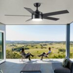 52 inch Black Ceiling Fans with Lights and Remote Control, Noiseless Modern Ceiling Fan for Bedroom, Living Room, Dining Room, Dimmable 3CCT 6-Speed ETL Listed - Image 7