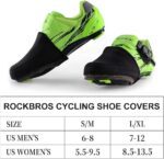 ROCKBROS Cycling Shoe Toe Covers Winter Toe Warmers Cycling Overshoes Protectors Kevlar Black 1 Pair - Image 7