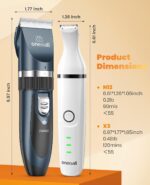 oneisall Dog Clippers and Paw Trimmer Kit 2 in 1 Low Noise Cordless Dog Clippers for Grooming Pet Hair Trimmers for Small and Large Dogs Cats Animals - Image 8