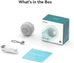 Cheerble Smart Interactive Cat Toy, Automatic Moving Bouncing Rolling Ball for Indoor Cat Kitten, Peppy Pet Ball with Lights and Bell, Grey - Image 7
