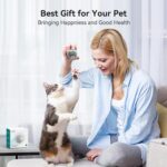 Cheerble Smart Interactive Cat Toy, Automatic Moving Bouncing Rolling Ball for Indoor Cat Kitten, Peppy Pet Ball with Lights and Bell, Grey - Image 8