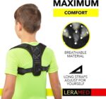 2025 New Posture Corrector for Men & Women - Adjustable Back Brace for Upper & Mid Spine Support - Neck, Shoulder & Back Pain Relief - Breathable & Invisible Under Clothes (Chest Size 25"-55") - Image 5