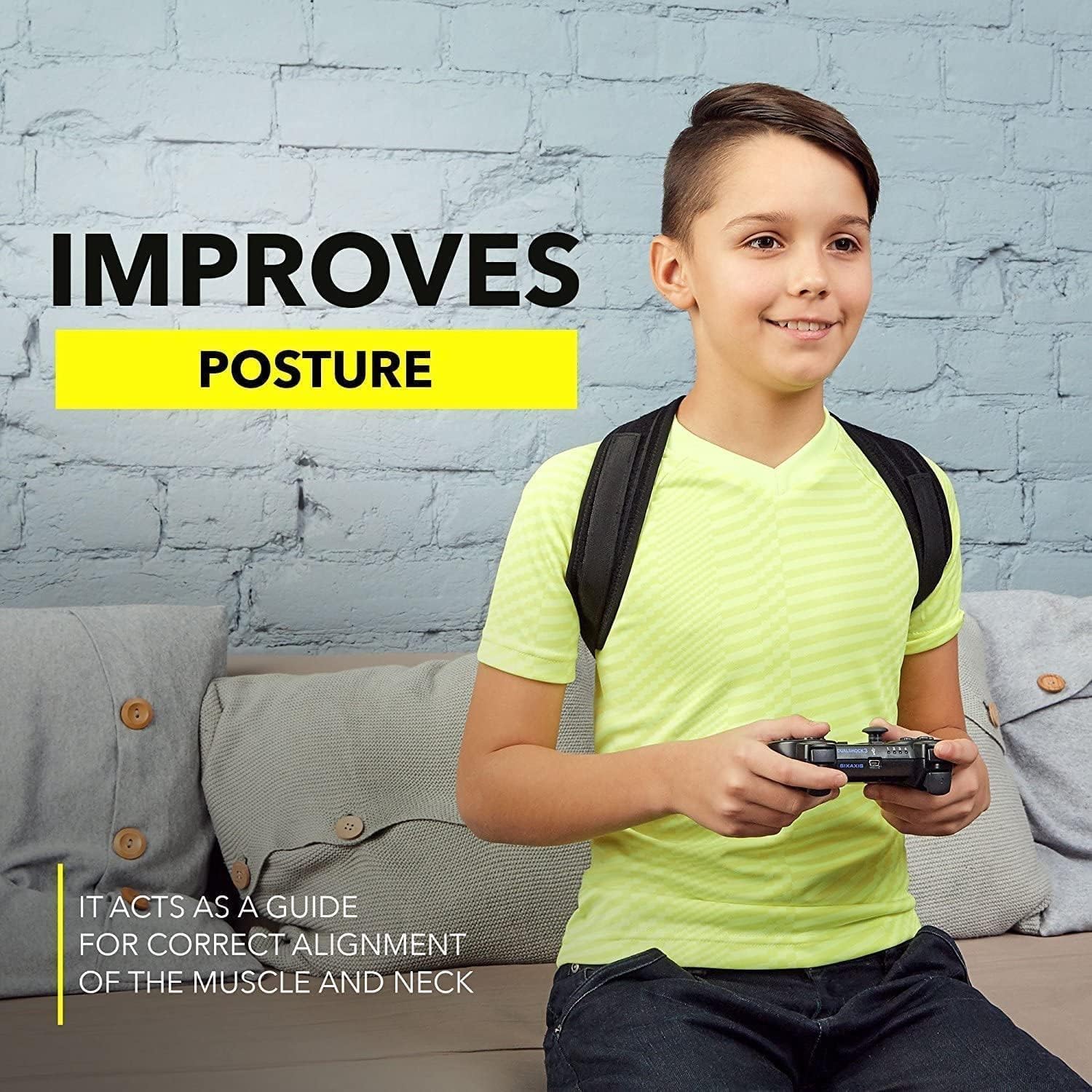 2025 New Posture Corrector for Men & Women - Adjustable Back Brace for Upper & Mid Spine Support - Neck, Shoulder & Back Pain Relief - Breathable & Invisible Under Clothes (Chest Size 25"-55") - Image 7