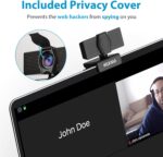 NexiGo N60 1080P Webcam with Microphone, Adjustable FOV, Zoom, Software Control & Privacy Cover, USB HD Computer Web Camera, Plug and Play, for Zoom/Skype/Teams, Conferencing and Video Calling - Image 4
