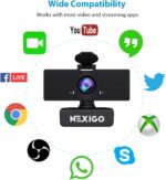 NexiGo N60 1080P Webcam with Microphone, Adjustable FOV, Zoom, Software Control & Privacy Cover, USB HD Computer Web Camera, Plug and Play, for Zoom/Skype/Teams, Conferencing and Video Calling - Image 9