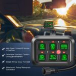 Nilight 6 Gang Switch Panel Universal Circuit Control Relay System with Fuse Wiring Harness Automatic Dimmable ON-Off LED Switch Pod for Cars Trucks Boats ATV UTV SUV, 2 Years Warranty - Image 10