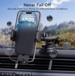 Phone Holders for Your Car [Ultra-Durable Suction] Cell Phone Car Mount for Dashboard Windshield Air Vent Universal Automotive Accessories Car Mount Cradles Fit for iPhone Android Smartphones - Image 6