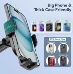 Phone Holders for Your Car [Ultra-Durable Suction] Cell Phone Car Mount for Dashboard Windshield Air Vent Universal Automotive Accessories Car Mount Cradles Fit for iPhone Android Smartphones - Image 7