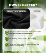 BAMBOO COOL Women's Underwear High Waisted Briefs Full Coverage Soft and Breathable Panties, 5-Pack - Image 4