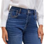 Women's High Waisted Wide Leg Jeans - Stretchy Tummy Control Denim Pants, Loose Fit Straight Leg Baggy Jeans - Image 4