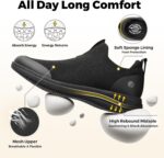 FitVille Women's Extra Wide Slip on Shoes, Wide Walking Shoes Arch Support Casual Sneakers Comfortable Orthopedic Shoe for Plantar Fasciitis Neuropathy - Image 5