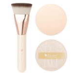 DUcare Foundation Brush for Liquid Makeup, Flat Top Professional Kabuki Brush with Puff Buffing Blending Mineral Powder Large Makeup Face Brush - Image 10
