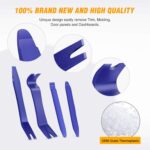 GOOACC 5PCS Auto Trim Removal Tool Kit No-Scratch Pry Tool Kit for Car Door Clip Panel & Audio Dashboard Dismantle -5PCS - Image 4