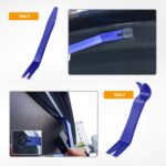 GOOACC 5PCS Auto Trim Removal Tool Kit No-Scratch Pry Tool Kit for Car Door Clip Panel & Audio Dashboard Dismantle -5PCS - Image 6