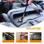 GOOACC 5PCS Auto Trim Removal Tool Kit No-Scratch Pry Tool Kit for Car Door Clip Panel & Audio Dashboard Dismantle -5PCS - Image 8