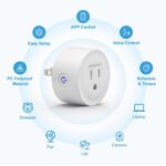 Smart Plug, WiFi Plugs Work with Alexa & Google Assistant, Smart Outlet with Timer & Group Controller, WiFi Outlet for Home, No Hub Required, ETL & FCC Certified, 2.4GHz WiFi, 16A, 4 Pack - Image 3