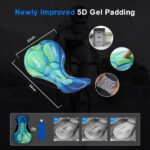 Men's Cycling Underwear Shorts 5D Padded Gel Mountain Bike Bicycle MTB Liner with Breathable, Quick Drying Shockproof - Image 6