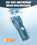 oneisall Pet Clipper for Cat Matted Hair, Pet Shaver for Cats Quiet Pet Clippers Waterproof Cordless Cat Clippers for Matted Hair Long Hair with Storage Bag (Green) - Image 6