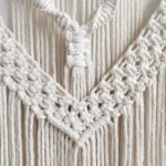 oiikain Large Handmade Boho Macrame Wall Hanging Tapestry - Chic Bohemian Woven Home Decor art for Living Room, Bedroom, and Wedding Parties (Beige, twelve rhombus) - Image 8