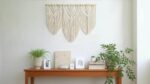 oiikain Large Handmade Boho Macrame Wall Hanging Tapestry - Chic Bohemian Woven Home Decor art for Living Room, Bedroom, and Wedding Parties (Beige, twelve rhombus) - Image 9