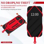 Silicone Phone Lanyard Holder with Carabiner, Universal Phone Strap,Anti-Theft Phone Case with retractable tether - Image 4