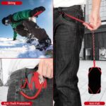 Silicone Phone Lanyard Holder with Carabiner, Universal Phone Strap,Anti-Theft Phone Case with retractable tether - Image 8