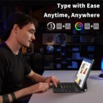 Keyboard Case for iPad Air 11-inch (M3 2025 / M2 2024) & iPad Pro 11 inch(1st/2nd/3rd/4th Gen) – Magic-Style Magnetic Backlit Keyboard Case -Multi-Touch Trackpad for iPad 10.9 5th/4th Gen (Black) - Image 6