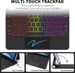 Keyboard Case for iPad Air 11-inch (M3 2025 / M2 2024) & iPad Pro 11 inch(1st/2nd/3rd/4th Gen) – Magic-Style Magnetic Backlit Keyboard Case -Multi-Touch Trackpad for iPad 10.9 5th/4th Gen (Black) - Image 7