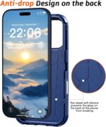 Diverbox Magnetic for iPhone 17 Pro Case-(Compatible with MagSafe) Heavy Duty Protection Phone Case with Camera Control Button with Screen Protector Shockproof Drop-Proof 6.3 inch (Blue) - Image 7