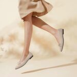 Women's Flats Pointed Toe Bow Knit Ballet Shoes Comfortable Dressy Mesh Slip On Flat - Image 6