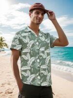 Men's Hawaiian Shirt Short Sleeves Printed Casual Button Down Funky Summer Tropical Holiday Beach Male Shirts - Image 3