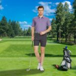 M MAELREG Golf Polo Shirts for Men Short Sleeve Dry Fit Solid Moisture Wicking Casual Performance Collared Mens Polo Shirts - Image 3