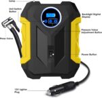 Digital Air Compressor for Car Auto Pump Portable Tire Inflator with LED Light DC 12V - Image 3
