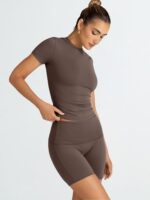 Trendy Queen Womens 2 Piece Workout Sets Short Matching Lounge Sets Summer Clothes Going Out Gym Outfits - Image 4