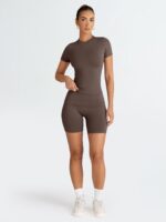 Trendy Queen Womens 2 Piece Workout Sets Short Matching Lounge Sets Summer Clothes Going Out Gym Outfits - Image 5