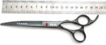 7.0in Titanium Black Professional Pet Grooming Scissors Set,Straight & Thinning & Curved Scissors 4pcs Set for Dog Grooming,(Black) - Image 10